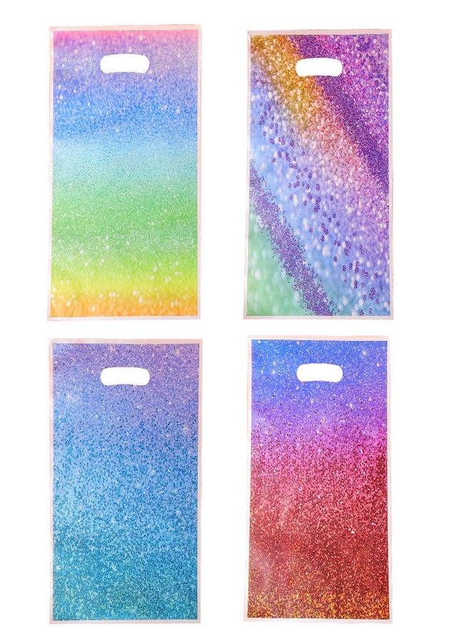 LYK 30PCS Colorful Gradient Party Favors Bag with Handles Multicolor Goody Treat Gift Bags for Boys Giels Birthday Party Decorations Supplies - Image 1
